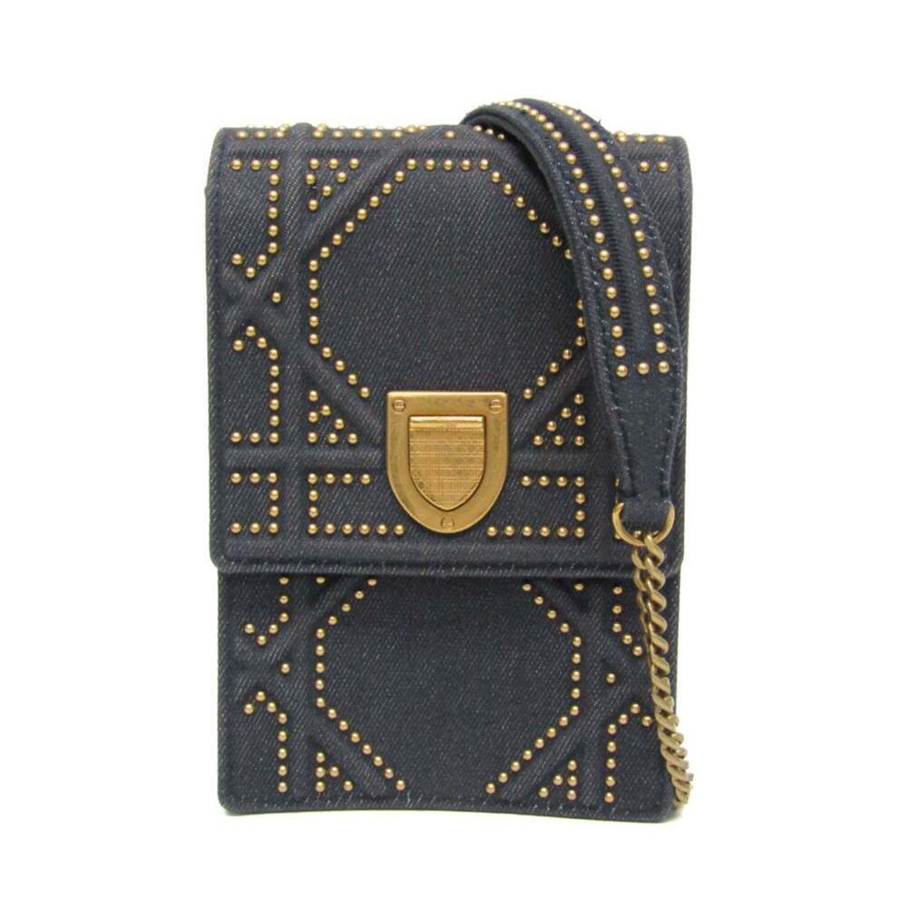 CHRISTIAN DIOR Blue Shoulder Bag